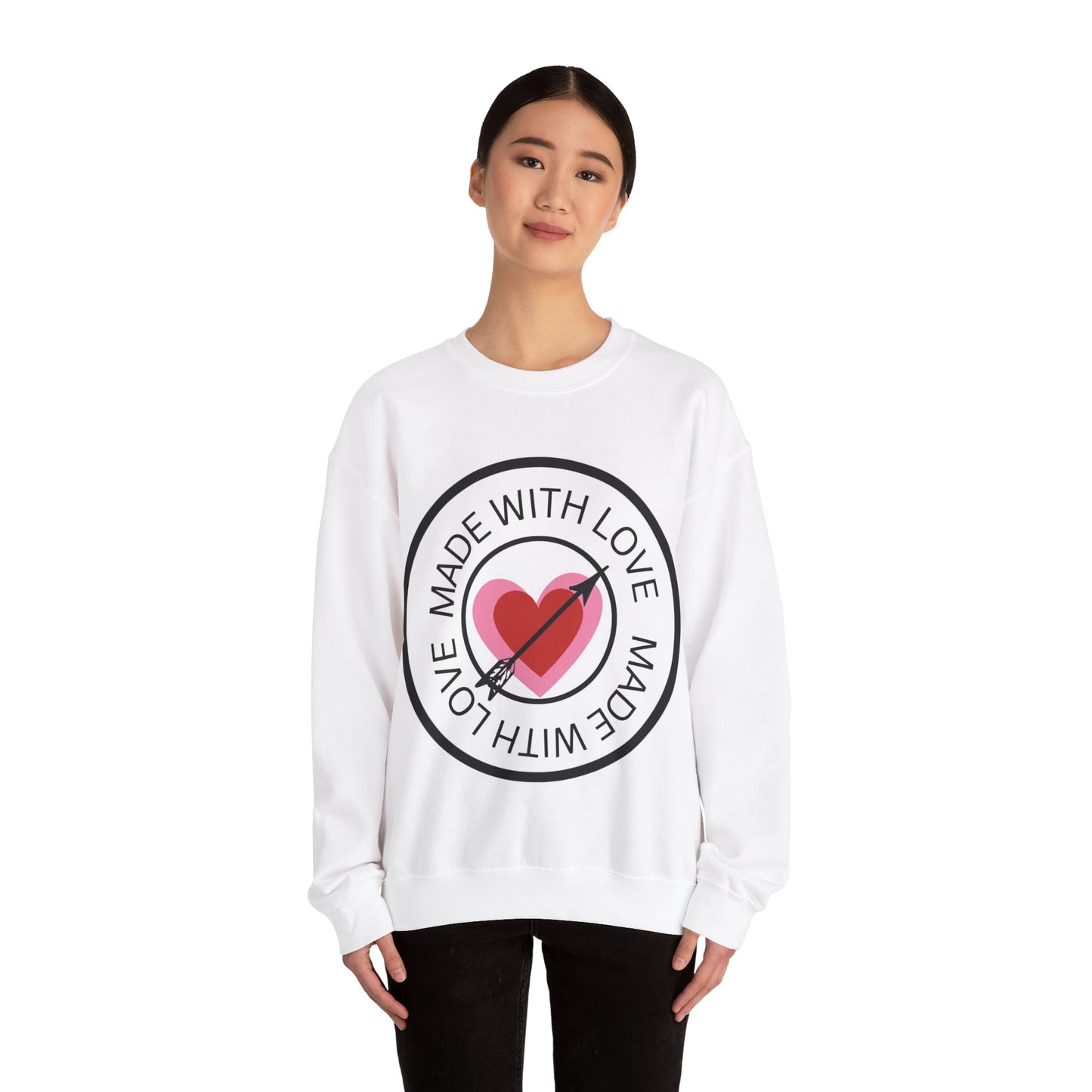 Made With Love Heavy Blend™ Crewneck Sweatshirt