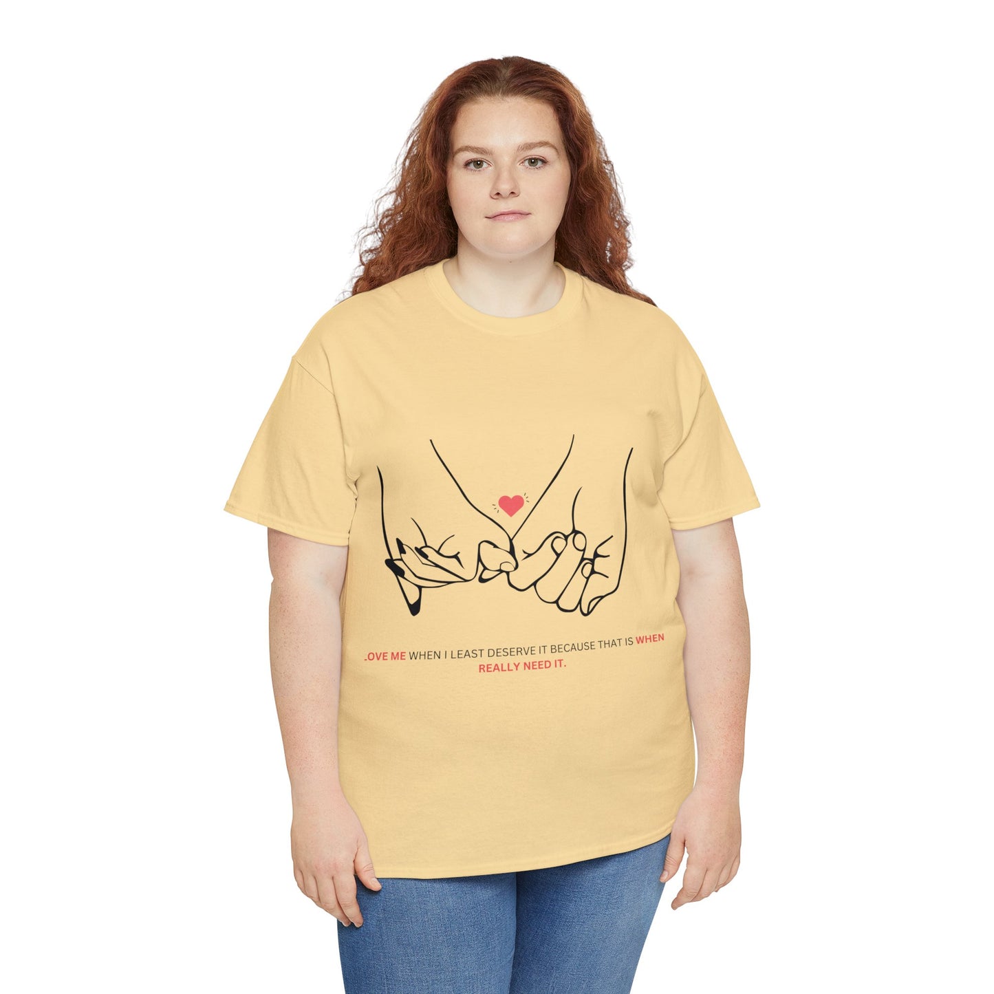 Love Me Cotton Tee Heavy