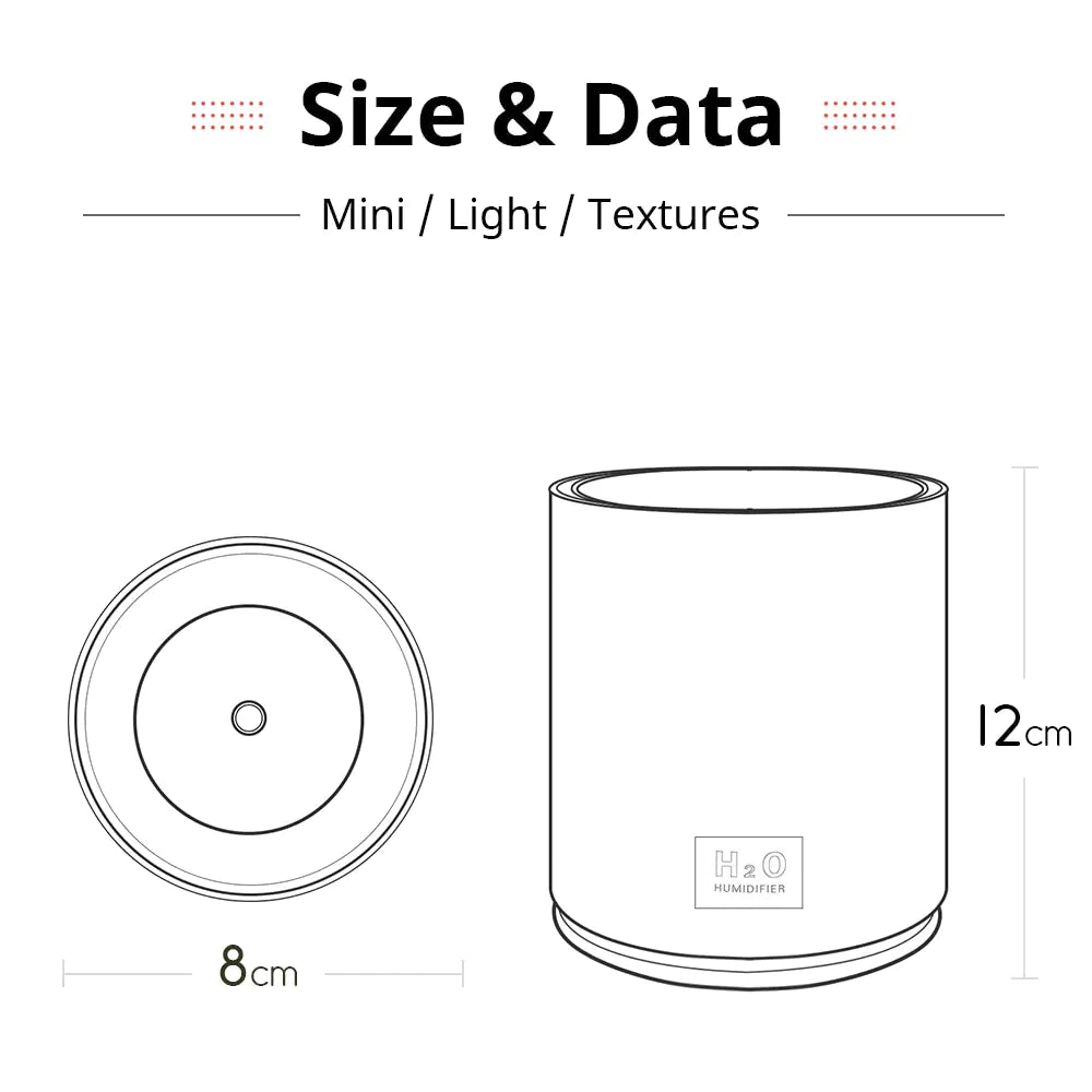 Colorful Cup Aroma Humidifier